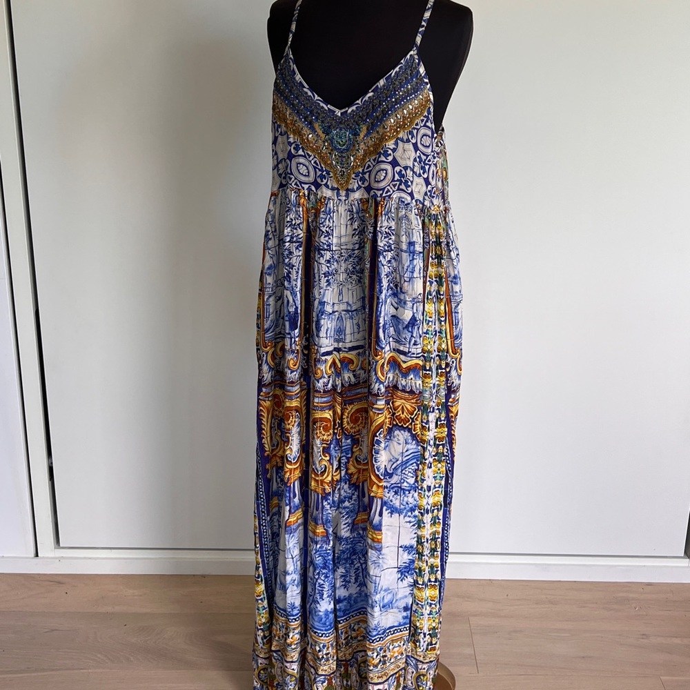 Camilla Embellished Jumpsuit size 1 (AU 8) - Picture 8 of 10